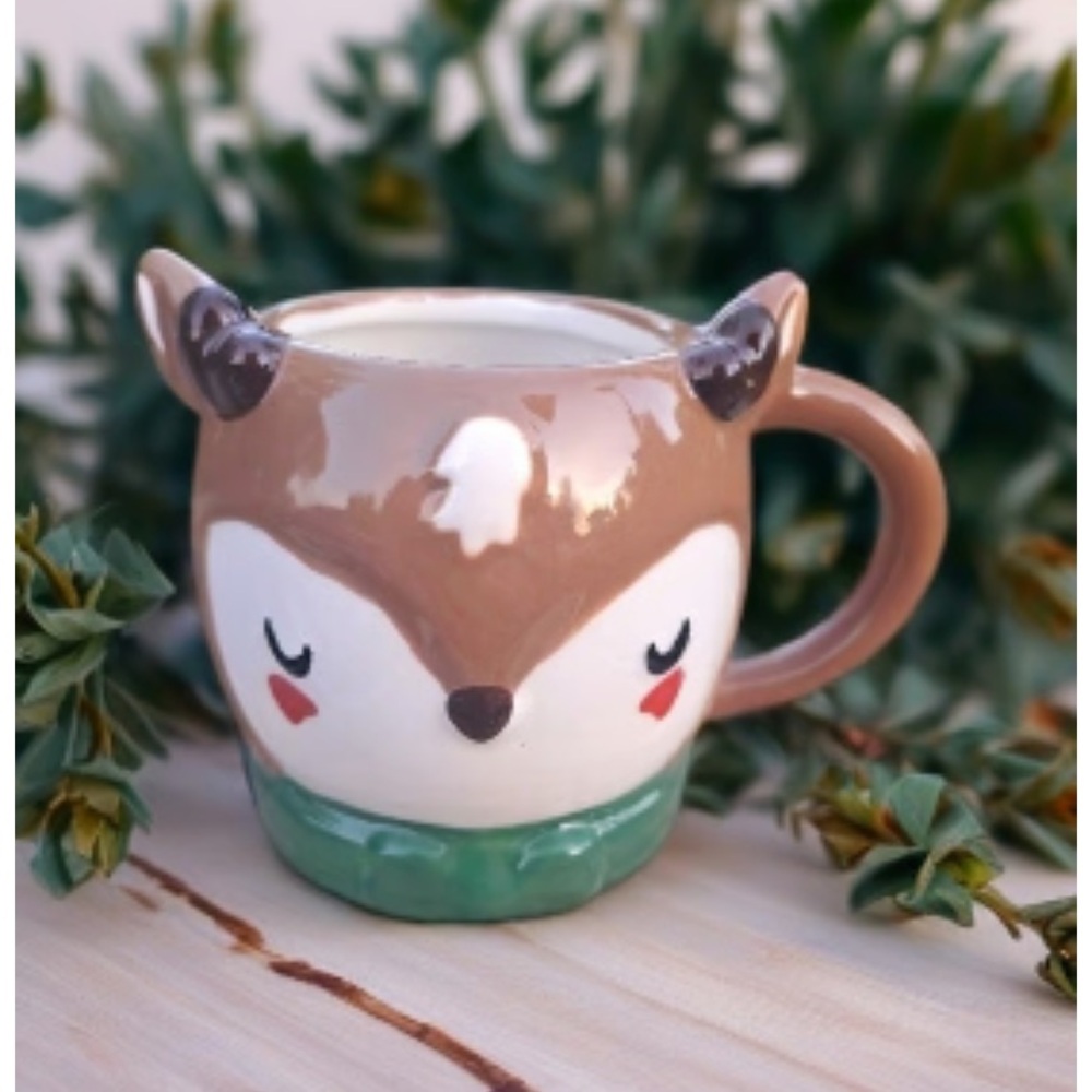 🆕 Target Cozy Reindeer Mug Coffee Cup, Ceramic Mug Christmas Holiday Decor - Picture 7 of 12